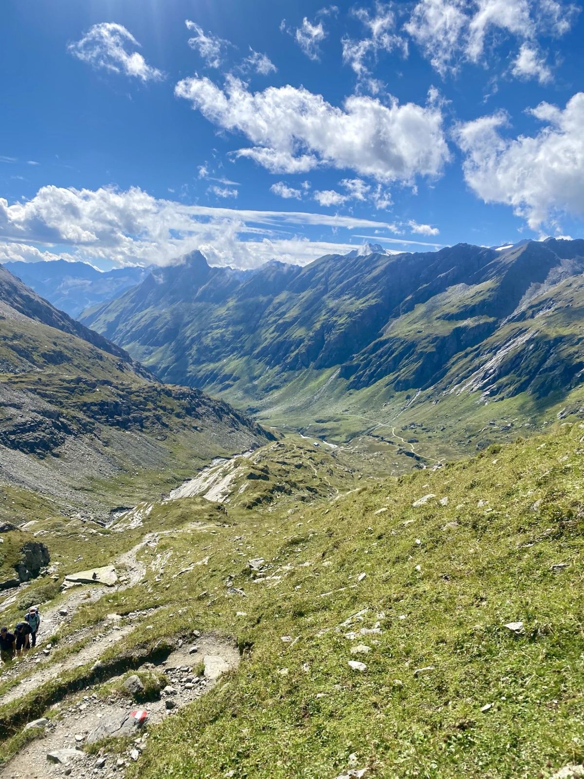 Výhled do údolí nad Johannishütte