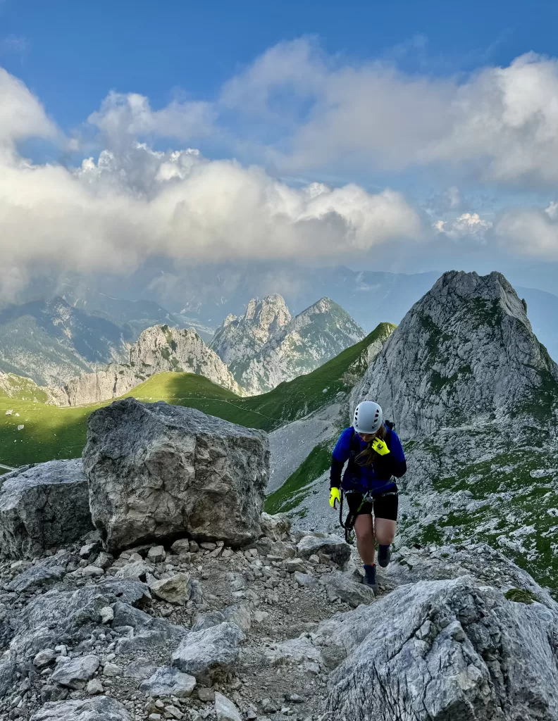 Chodecká část ferraty Slovenska pot